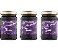 Otter Vale - Blackcurrant Jam, 3 x 315g Glass Jar