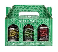Otter Vale Westcountry Chutney Gift Pack, Three Great Award Winning Westcountry chutneys, Hand-Made in Devon, Gluten-Free, 3 x Glass Jars Total 900 g