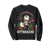Otterachi, cute otter mariachi playing guitar Cinco de Mayo Sweatshirt