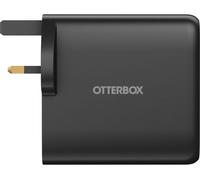 OtterBox Standard UK 100W USB-C PD GaN Four Port Wall Charger, x2 USB-C PD Ports + x2 USB-A Ports, Fast Charger for Smartphone and Tablet, Drop Tested, Ultra Durable, Black