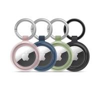 OtterBox AirTags Clear Case for AirTag, Shockproof, Drop Proof, Ultra-Slim, Rugged, Protective Thin Case for Apple AirTags, 4 Pack, Includes Carabiner, Ocean Life - 4 Pack