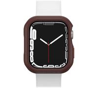 OtterBox All Day Bumper for Apple Watch Series 9/8/7-45mm, Shockproof, Drop Proof, Sleek Protective Case, Guards Display and Edges, Brown/Red