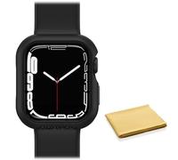 OtterBox All Day Case for Apple Watch Series 7/8/9 (41mm) with Cleaning Cloth - Pavement (Black)