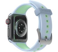 OtterBox All Day Watch Band for Apple Watch 40/41/42mm, Replacement Durable Soft Touch Silicone Strap for Apple Watch, Blue/Green