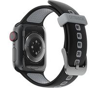 OtterBox All Day Watch Band for Apple Watch Series 9/8/7/6/SE 2nd gen/SE 1st gen/5/4/3-38mm/40mm/41mm, Replacement Durable Soft Touch Silicone Strap for Apple Watch, Autobahn Black
