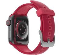 OtterBox All Day Watch Band for Apple Watch Series 10/9/8/7/6/SE 2nd gen/SE 1st gen/5/4-40mm/41mm/42mm, Replacement Durable Soft Touch Silicone Strap for Apple Watch, Red