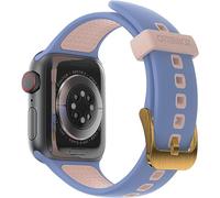 OtterBox All Day Watch Band for Apple Watch Series 10/9/8/7/6/SE 2nd gen/SE 1st gen/5/4-40mm/41mm/42mm, Replacement Durable Soft Touch Silicone Strap for Apple Watch, Blue/Beige