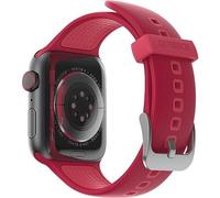 OtterBox All Day Watch Band for Apple Watch 44/45/46mm, Replacement Durable Soft Touch Silicone Strap for Apple Watch, Red