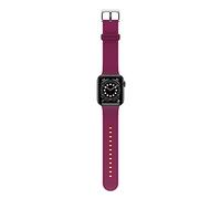 OtterBox All Day Watch Band for Apple Watch 44/45/46mm, Replacement Durable Soft Touch Silicone Strap for Apple Watch, Pink/Red