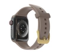 OtterBox All Day Watch Band for Apple Watch Series 10/9/8/7/6/SE 2nd gen/SE 1st gen/5/4-44mm/45mm/46mm, Replacement Durable Soft Touch Silicone Strap for Apple Watch, Light Beige