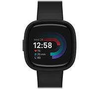 OtterBox All Day Watch Bumper for Fitbit Versa 4, Shockproof, Drop proof, Sleek Protective Case, Guards Display and Edges, Black