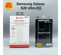 Otterbox Clear Case Cover +Zagg Clear Film Screen Protector for Galaxy S20 Ultra