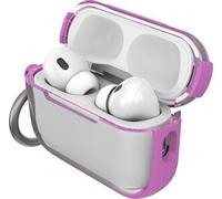 OtterBox Clear Series Headphone Case for AirPods Pro (1st/2nd gen & Pro 2) Shockproof, Drop proof, Ultra-Slim, Scratch and Scuff Protective Case for Apple AirPods, Includes Carabiner, Petal Plume -