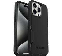 OtterBox Commuter Case for iPhone 15 Pro Max, Shockproof, Drop proof, Rugged, Protective Case, 3x Tested to Military Standard, Black, No Retail Packaging
