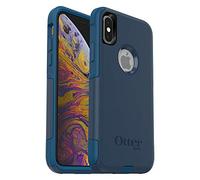 OtterBox COMMUTER SERIES Case for iPhone Xs & iPhone X - Frustration Free Packaging - BESPOKE WAY (BLAZER BLUE/STORMY SEAS BLUE)