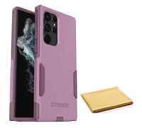 OtterBox Commuter Series Case for Samsung Galaxy S22 Ultra (Only) - with Cleaning Cloth - Non-Retail Packaging - Maven Way (Pink)
