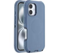 OtterBox Defender Series MagSafe Case for iPhone 16, Shockproof, Drop Proof, Ultra-Rugged, Protective Case, 7x Tested to Military Standard, Blue