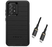 OtterBox Defender Pro Series Screenless Edition Case for Galaxy A52 5G - Case Only - USB-C to USB- C Cable Included - Non-Retail Packaging - Black