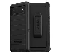 OtterBox Defender Series Case for Google Pixel 6 (Only) - Holster Clip Included - Microbial Defense Protection - Non-Retail Packaging - Black
