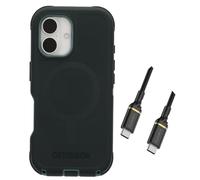 OtterBox Defender Series Case for iPhone 16 - USB-C to USB- C Cable Included - Non-Retail Packaging - Sagebrush Green