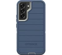 OtterBox Defender Series Case for Samsung Galaxy S22 (Only) - Case Only - Microbial Defense Protection - Non-Retail Packaging - Fort Blue (Fort Blue)
