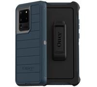OtterBox Defender Series Rugged Case & Belt Clip Holster for Samsung Galaxy S20 ULTRA & S20 ULTRA 5G (NOT Compatible with Other S20 Models) Retail Packaging - Gone Fishin Blue (with Microbial Defense)