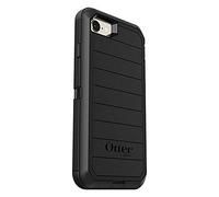 OtterBox Defender Series Rugged Case for iPhone SE (2020), iPhone 8, iPhone 7 (NOT Plus) Case Only - Non-Retail Packaging - Black (with Microbial Defense)
