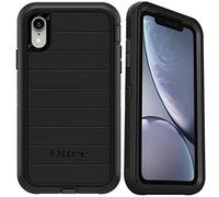 OtterBox Defender Series Rugged Case for iPhone XR (ONLY) Case Only - Non-Retail Packaging - Black - with Microbial Defense