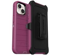 OtterBox Defender Series Screenless Edition Case for iPhone 13 (Only) - Holster Clip Included - Microbial Defense Protection - Retail Packaging - Morning Sky (Pink)