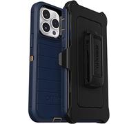 OtterBox Defender Series Screenless Edition Case for iPhone 14 Pro Max (Only) - Holster Clip Included - Microbial Defense Protection - Non-Retail Packaging - Blue Suede Shoes