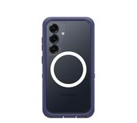 OtterBox Defender Series XT Clear Case with Magnets for Samsung Galaxy S25, Shockproof, Drop proof, Ultra-Rugged, Protective Case, 7x Tested to Military Standard, Clear/Purple