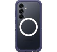 OtterBox Defender Series XT Clear Case with Magnets for Samsung Galaxy S25, Shockproof, Drop proof, Ultra-Rugged, Protective Case, 7x Tested to Military Standard, Clear/Purple