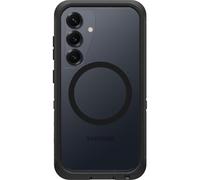 OtterBox Defender Series XT Clear Case with Magnets for Samsung Galaxy S25, Shockproof, Drop proof, Ultra-Rugged, Protective Case, 7x Tested to Military Standard, Clear/Black