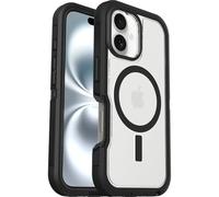 OtterBox Defender Series XT Clear MagSafe Case for iPhone 16, Shockproof, Drop proof, Ultra-Rugged, Protective Case, 7x Tested to Military Standard, Clear/Black, Non-Retail Packaging