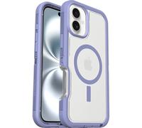 OtterBox Defender Series XT MagSafe Case for iPhone 16 Plus, Shockproof, Drop proof, Ultra-Rugged, Protective Case, 7x Tested to Military Standard, Clear/Purple