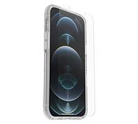 OtterBox Drop Protection Bundle for iPhone 12 Pro Max, Symmetry Clear Case 3x Tested to Military Standard and Alpha Glass Screen Protector 2x Antiscratch Technology, Clear
