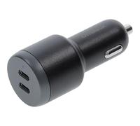 OtterBox Dual USB-C Port Car Charger 65W, Car Charger for Smartphone and Tablet, Rugged, Ultra Durable, Black
