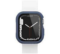 OtterBox Eclipse Watch Bumper with Integrated Glass Screen Protector for Apple Watch Series 9/8/7 - 41mm, Tempered Glass, Shockproof, Drop proof, Sleek Protective Case for Apple Watch, Dark Blue