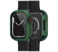 OtterBox Eclipse Watch Bumper with Integrated Glass Screen Protector for Apple Watch Series 9/8/7 - 41mm, Tempered Glass, Shockproof, Drop proof, Sleek Protective Case for Apple Watch, Dark Green