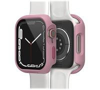 OtterBox Eclipse Watch Bumper with Integrated Glass Screen Protector for Apple Watch Series 9/8/7 - 45mm, Tempered Glass, Shockproof, Drop proof, Sleek Protective Case for Apple Watch, Pink