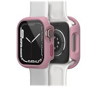 OtterBox Eclipse Watch Bumper with Integrated Glass Screen Protector for Apple Watch Series 9/8/7 - 41mm, Tempered Glass, Shockproof, Drop proof, Sleek Protective Case for Apple Watch, Pink
