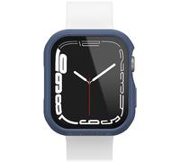 OtterBox Eclipse Watch Bumper with Integrated Glass Screen Protector for Apple Watch Series 9/8/7-45mm, Tempered Glass, Shockproof, Drop proof, Sleek Protective Case for Apple Watch, Dark Blue