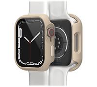 OtterBox Eclipse Watch Bumper with Integrated Glass Screen Protector for Apple Watch Series 9/8/7-45mm, Tempered Glass, Shockproof, Drop proof, Sleek Protective Case for Apple Watch, Beige