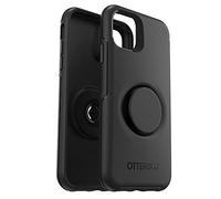 OtterBox for Apple iPhone 11, Slim Protective Case with Integrated PopSockets PopGrip, Otter + Pop Symmetry Series, Black