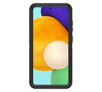 OtterBox Galaxy A52/Galaxy A52 5G Defender Series Case - BLACK, rugged & durable, with port protection, includes holster clip kickstand