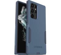 OtterBox Galaxy S22 Ultra Commuter Series Case - ROCK SKIP WAY, slim & tough, pocket-friendly, with port protection Blue