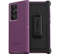 OtterBox Galaxy S22 Ultra Defender Series Case - HAPPY PURPLE, Rugged & Durable, With Port Protection, Includes Holster Clip Kickstand