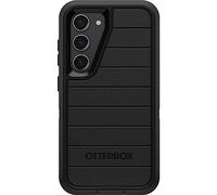 OtterBox Galaxy S23 Defender Series Rugged Durable Case with Port Protection + Holster Clip Stand - Black