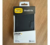 Otterbox Galaxy S23 Strada Via Folio Case Wallet Flip Cover Black S23 Plus Ultra