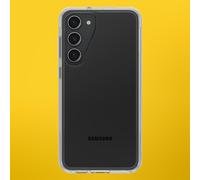 OtterBox Symmetry Clear Case for Samsung Galaxy S23+, Shockproof, Drop proof, Protective Thin Case, 3x Tested to Military Standard, Antimicrobial Protection, Clear